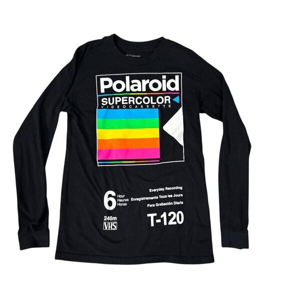 Polaroid Tops - Polaroid Supercolor Long Sleeve Shirt - Size S